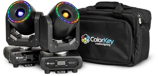 ColorKey Halo Spot 1002-Pack Bundle w Carrying Bag