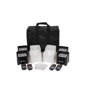 ColorKey MobilePar Mini Hex 4 MKII (4-Pack w/ Carrying Case)