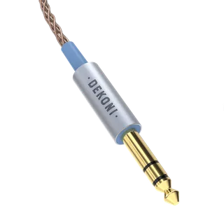 Dekoni Audio Ensemble 6.35 plug Plug 52" Braided PCUHD Copper Cable