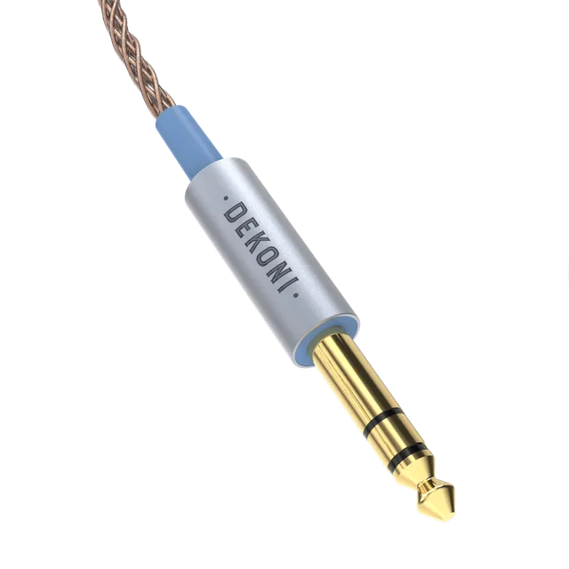 Dekoni Audio Ensemble 6.35 plug Plug 52" Braided PCUHD Copper Cable