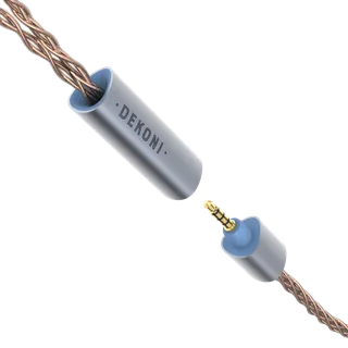 Dekoni Audio Ensemble 6.35 plug Plug 52" Braided PCUHD Copper Cable gallery 1