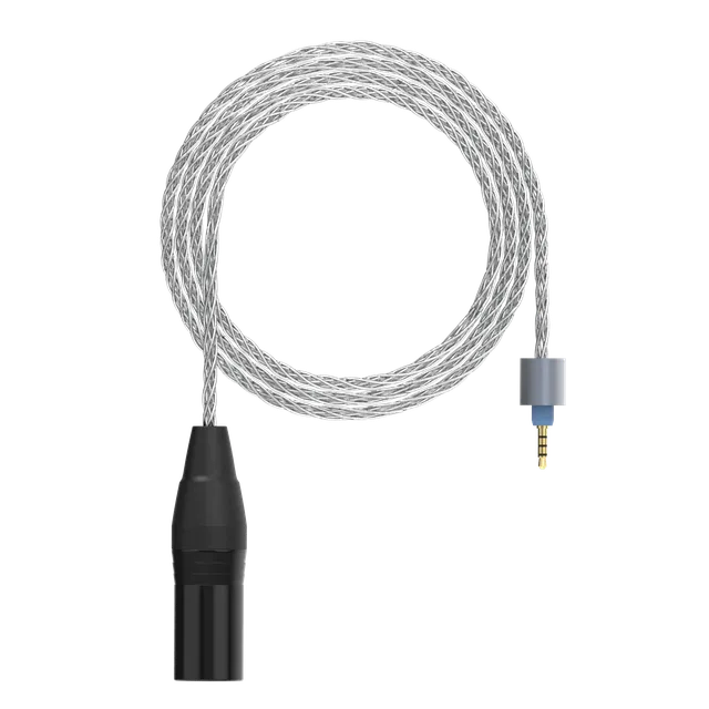 Dekoni Audio Ensemble 4-Pin XLR  plug 52” length Braided