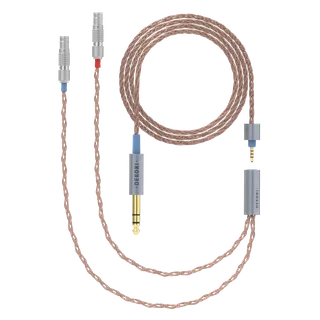 Dekoni Audio Ensemble Unbalanced 1/4" PCUHD Copper Cable with 2-Pin Lemo Utopia Headphone Connectors