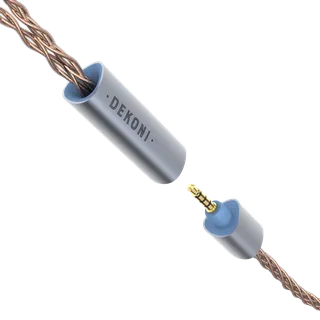 Dekoni Audio Ensemble Post-Split 2-Pin IEM Connectors with PCUHD Copper Cable gallery 2