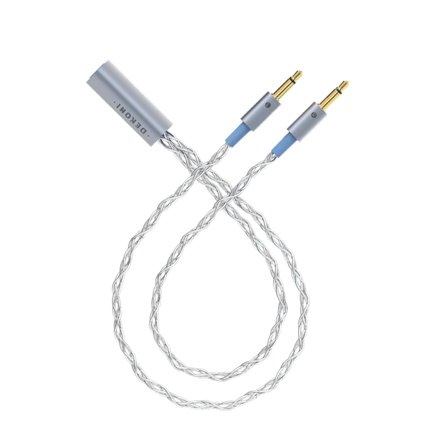 Dekoni Audio Ensemble 3.5mm Plugs Braided Y-Split