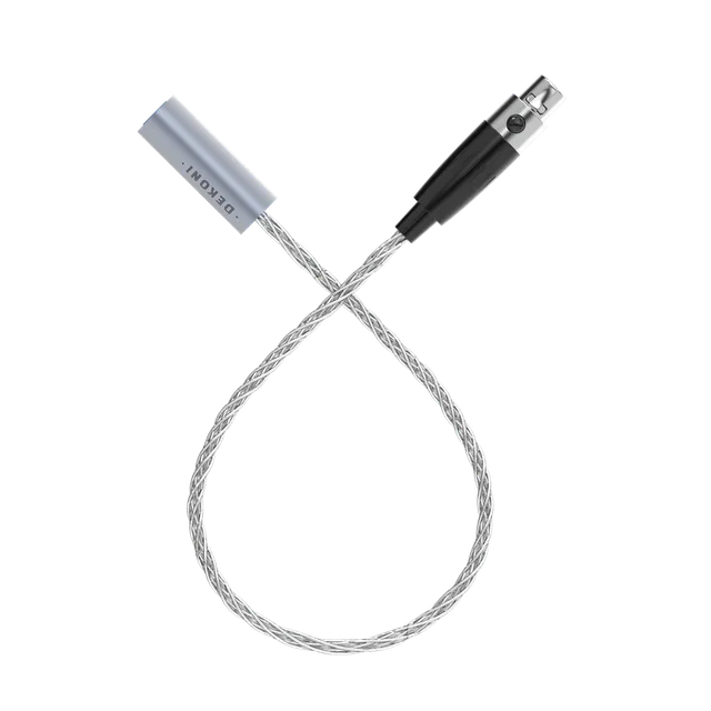 Dekoni Audio Ensemble  Single 3-pin mini XLR Braided Y-Split