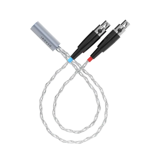 Dekoni Audio Ensemble Mini XLR Plugs Braided Y-Split