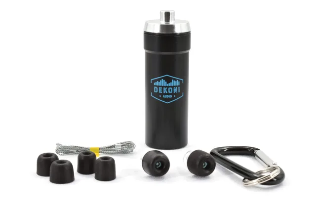 Dekoni Audio Earplugz Hearing Protection with Gemini Bulletz & Aluminum Carrying Case