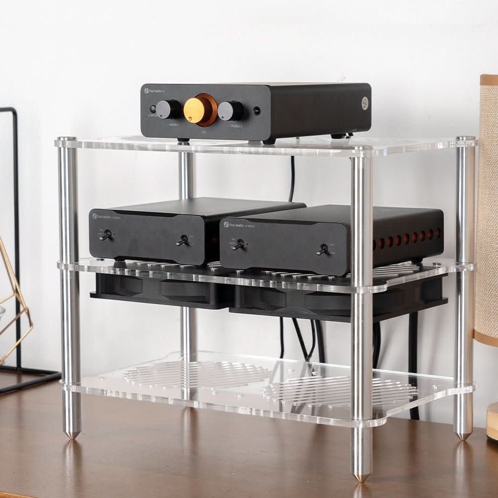 Fosi Audio 3-Tier Acrylic Component Rack gallery 8