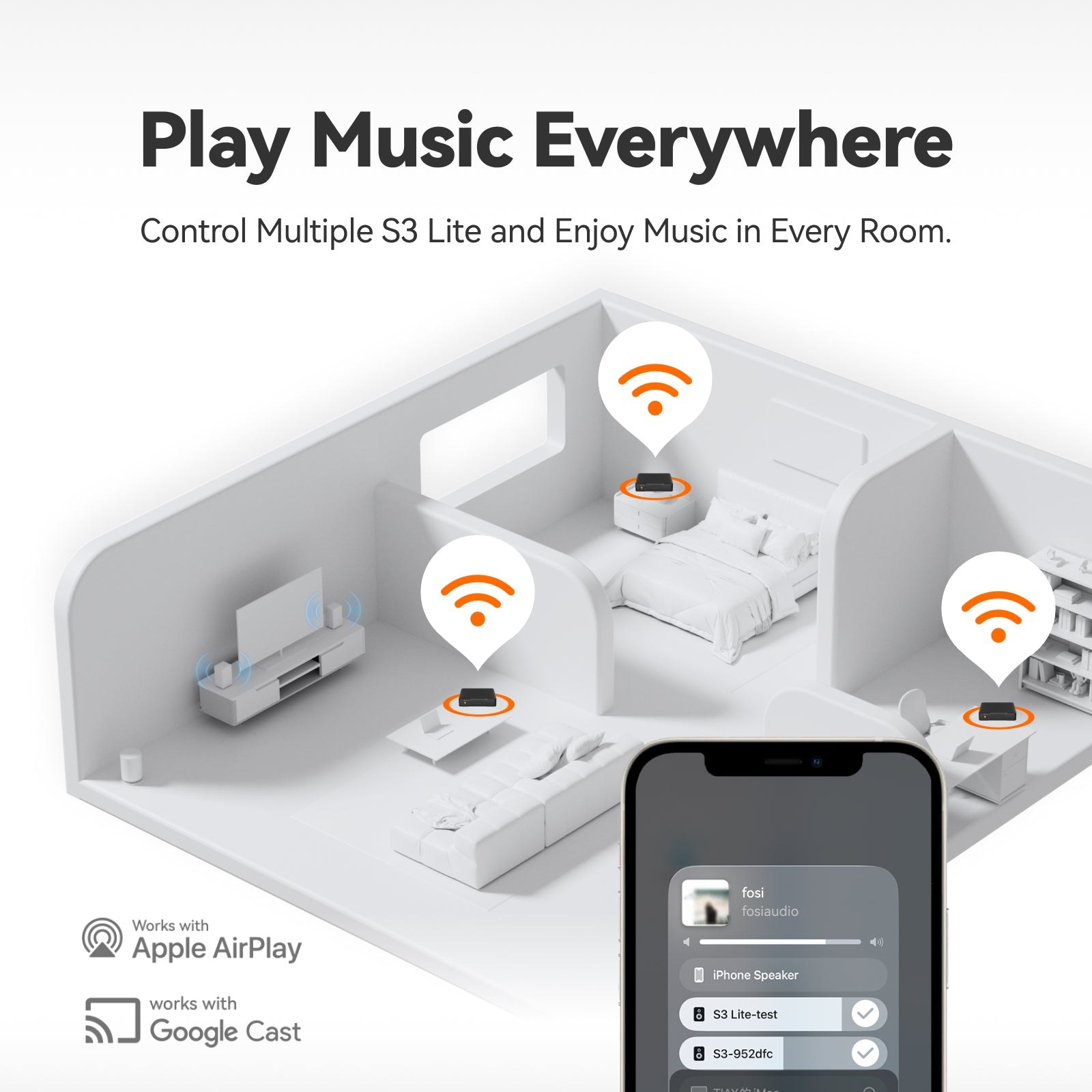 Fosi Audio S3 Lite Music Streamer gallery 5
