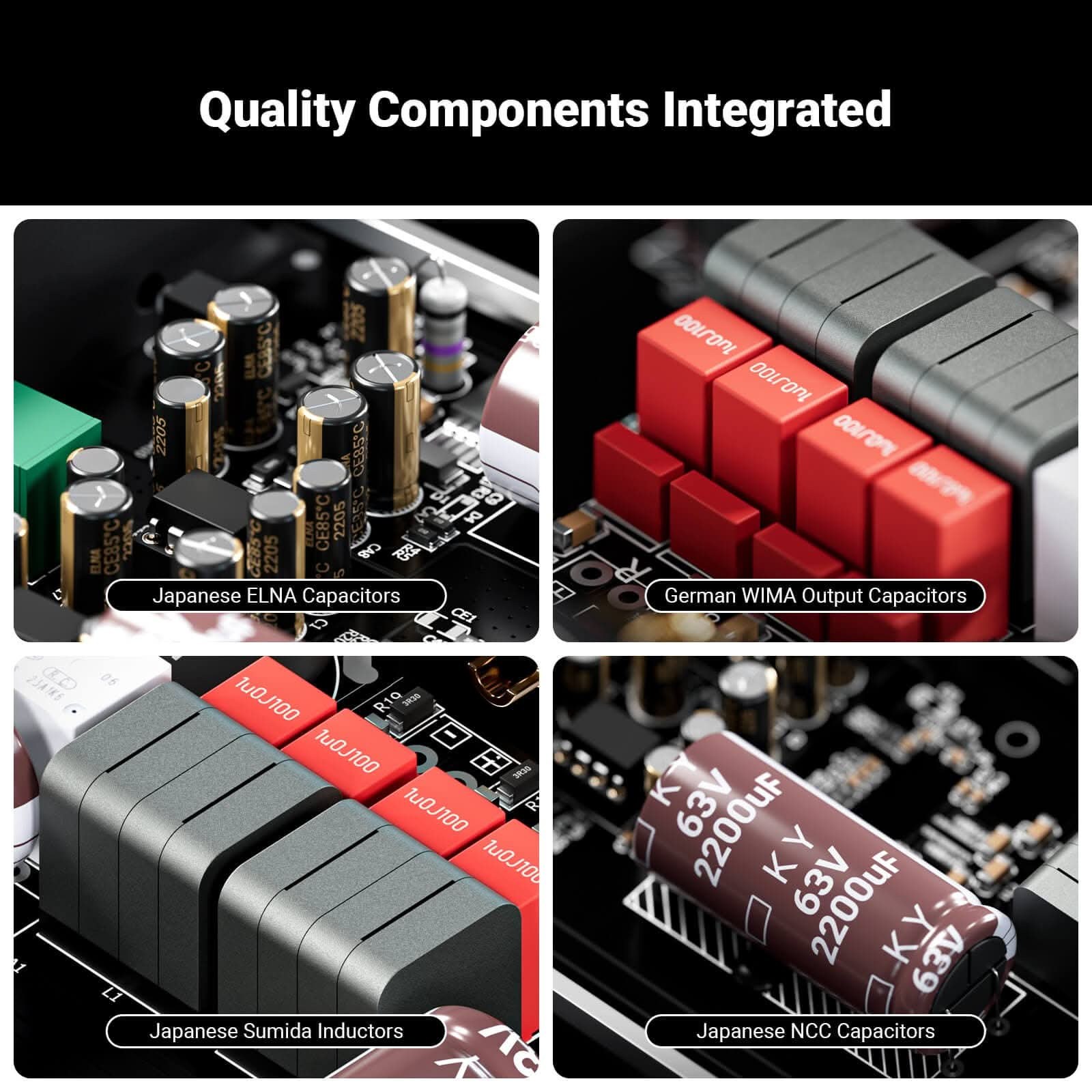 Fosi Audio V3 Stereo Power Amplifier, 32V gallery 4