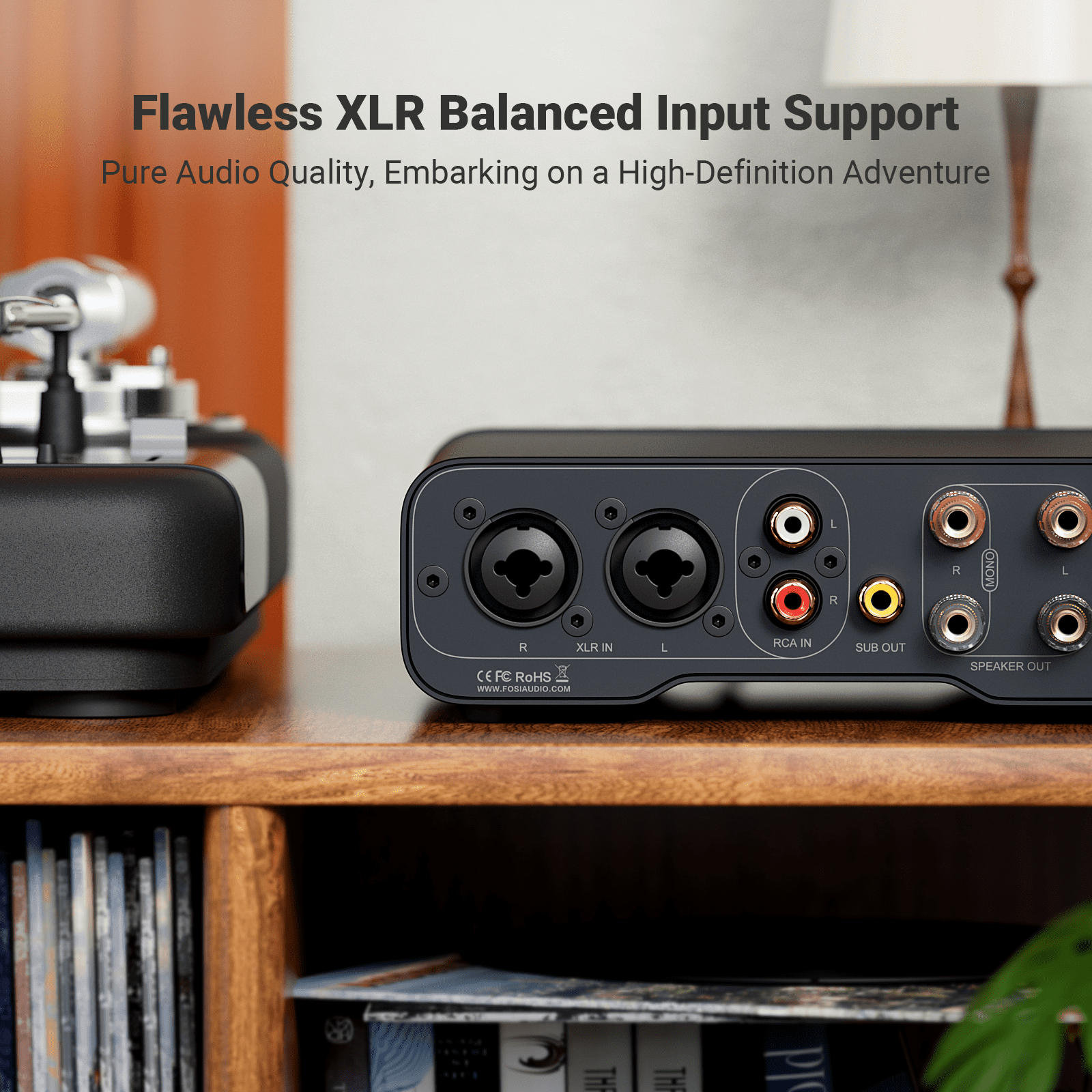 Fosi Audio ZA3 Balanced Stereo Amplifier, 48V/5A gallery 2