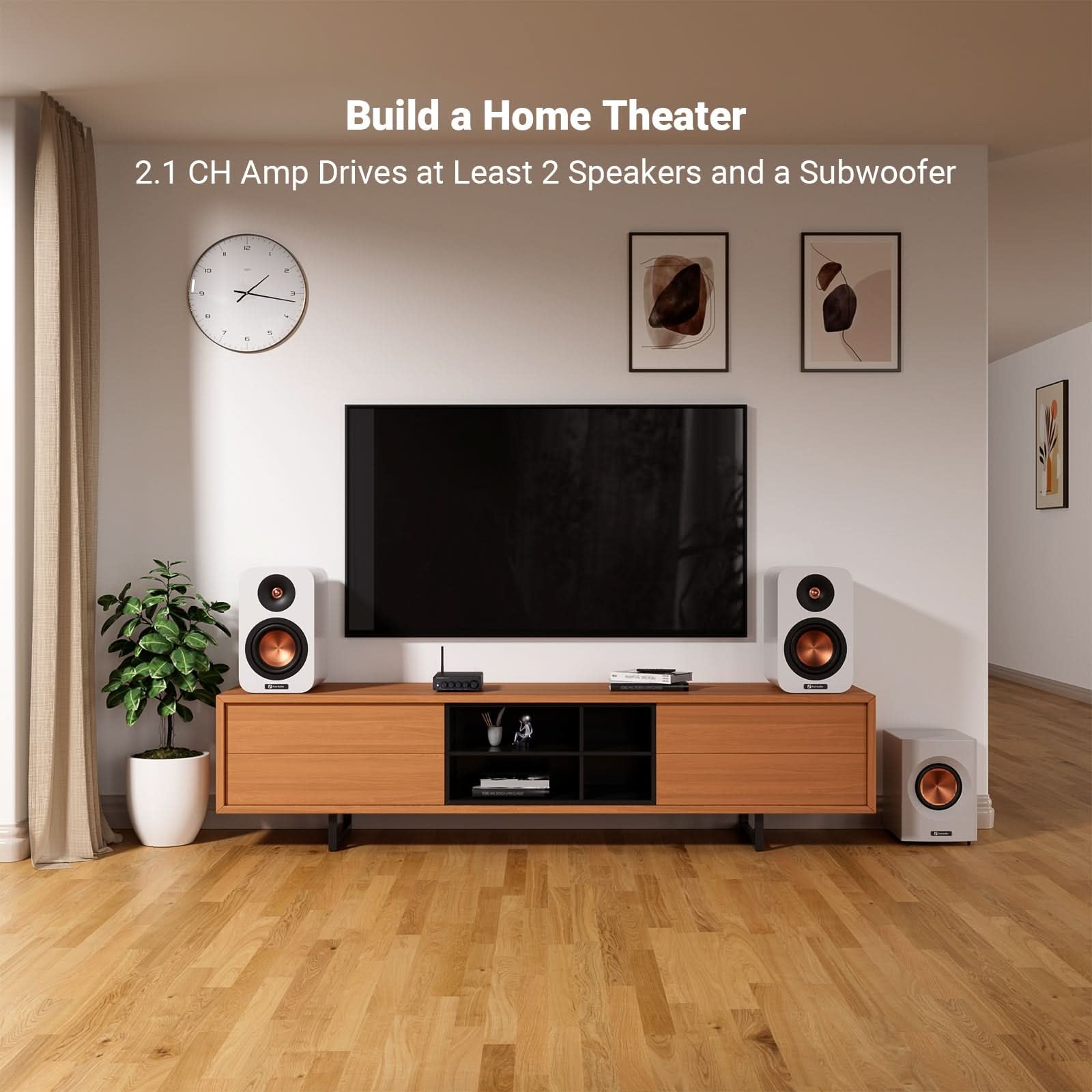 Fosi Audio BT30D PRO 2.1-Channel Bluetooth Amplifier gallery 1