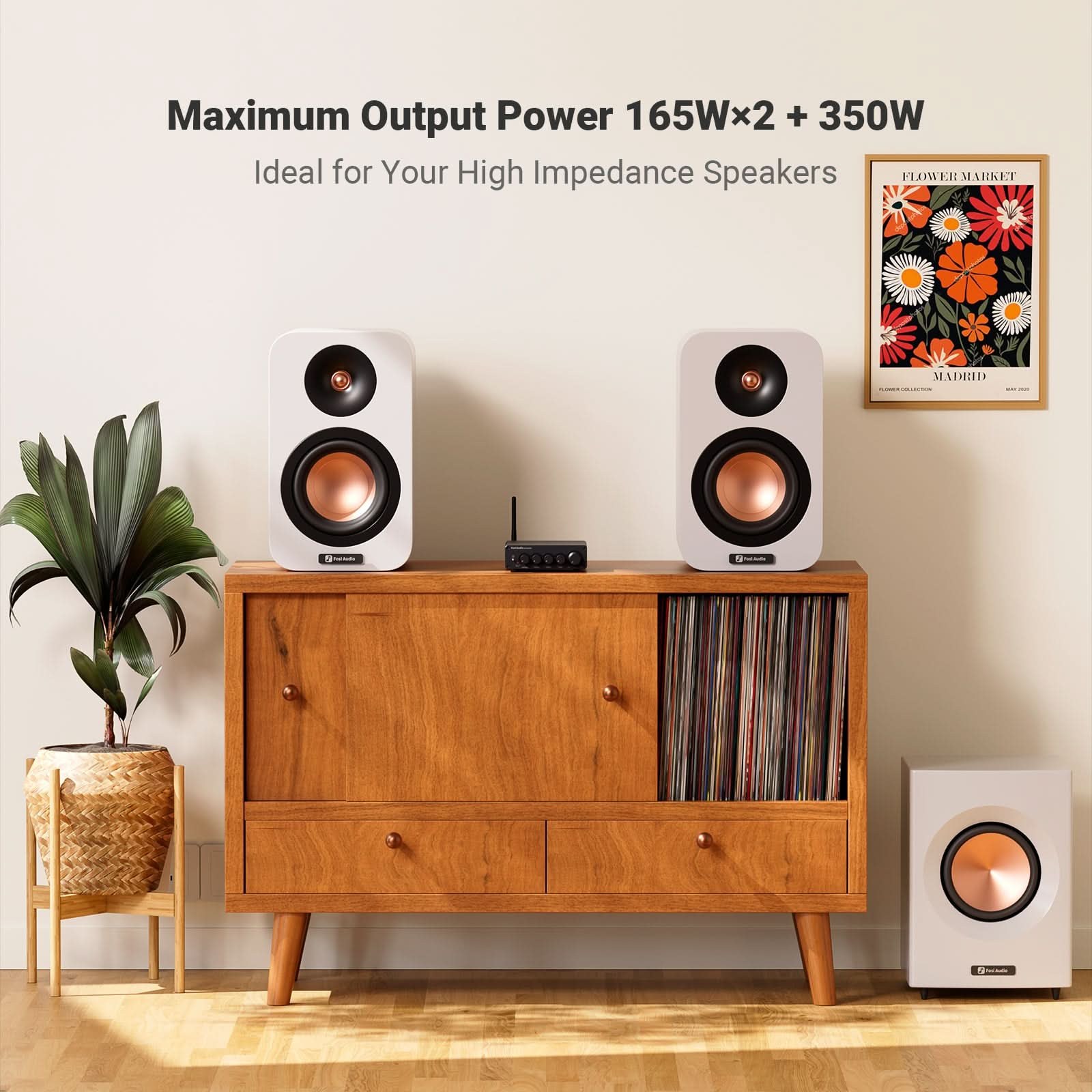 Fosi Audio BT30D PRO 2.1-Channel Bluetooth Amplifier gallery 2