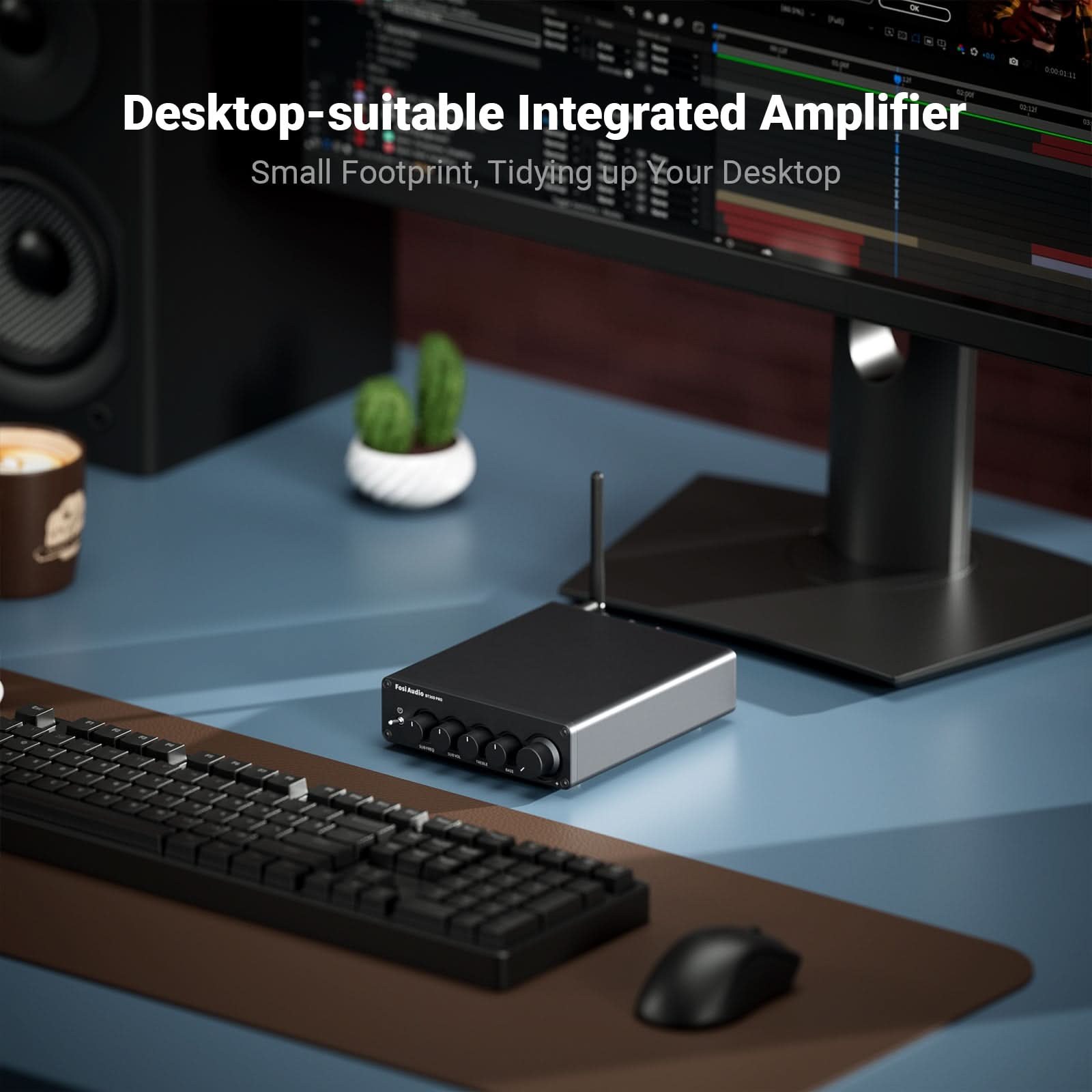 Fosi Audio BT30D PRO 2.1-Channel Bluetooth Amplifier gallery 3