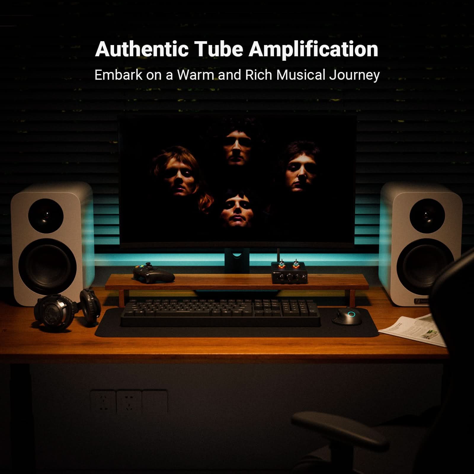 Fosi Audio P3 Bluetooth Tube Preamplifier gallery 1