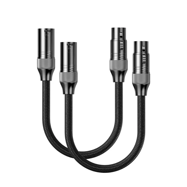 Fosi Audio XLR Cable Pair, 0.3m