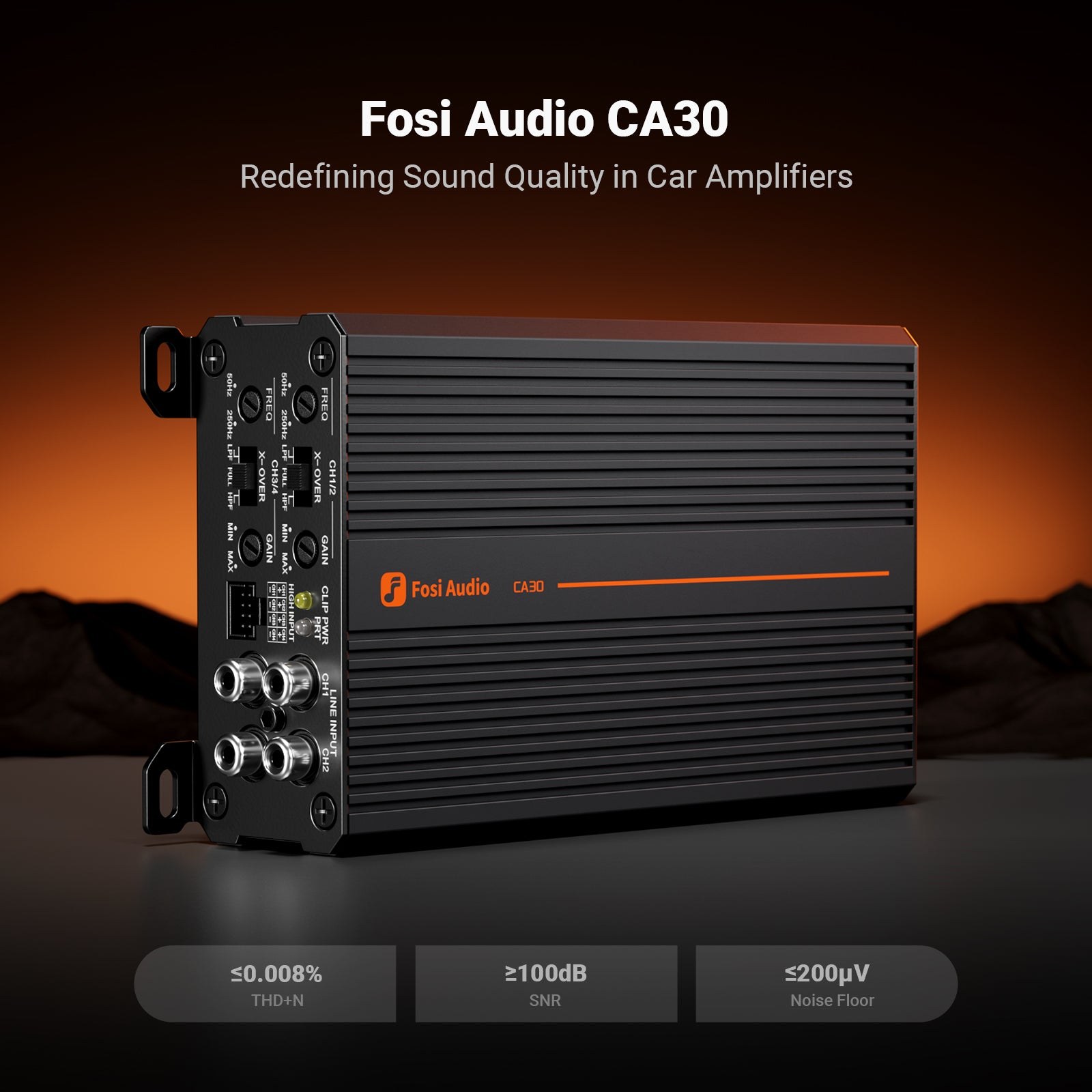 Fosi Audio CA30 4-Channel Car Amplifier gallery 1