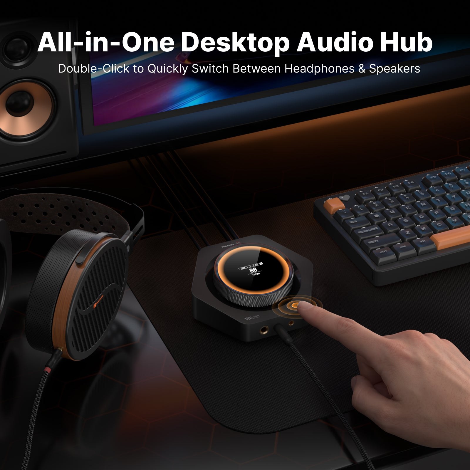Fosi Audio ZH1 Balanced Desktop DAC/Headphone Amp gallery 2