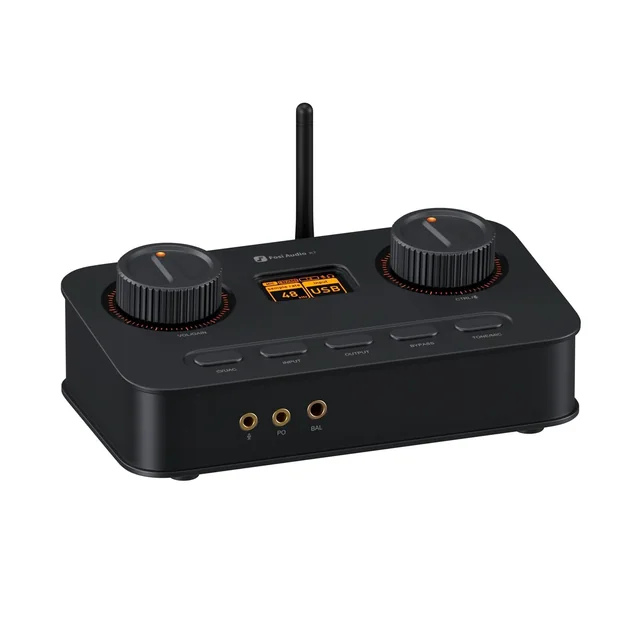 Fosi Audio K7 Gaming DAC/Headphone Amp, Silver