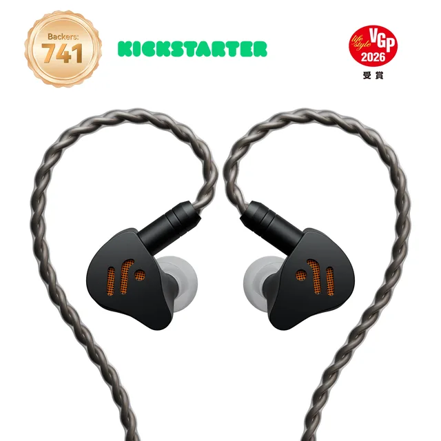 Fosi Audio IM4 In-Ear Monitors, Black