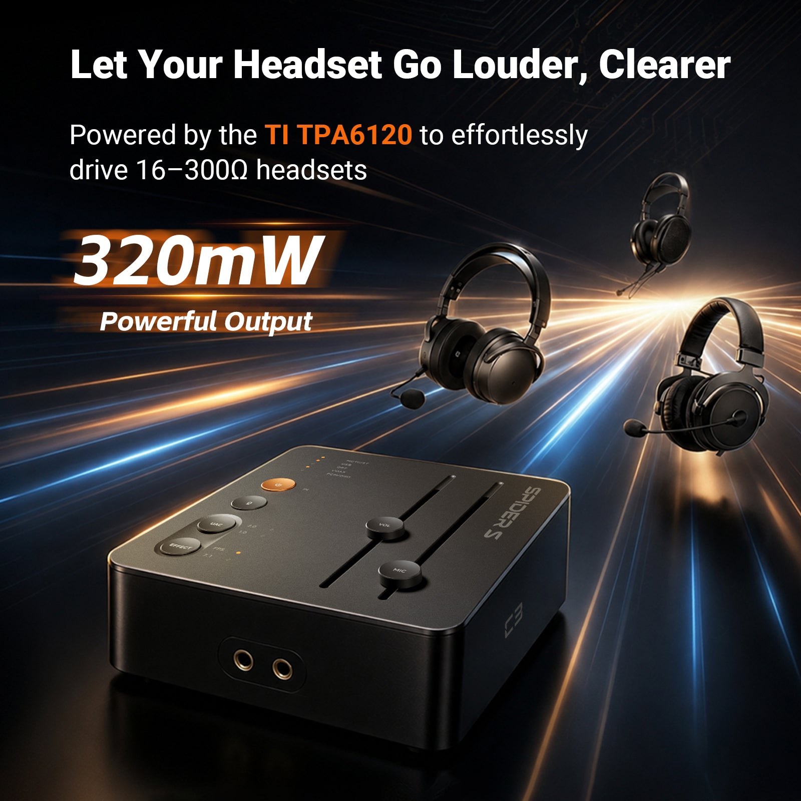 Fosi Audio Spider S C3 Gaming Sound Card gallery 5