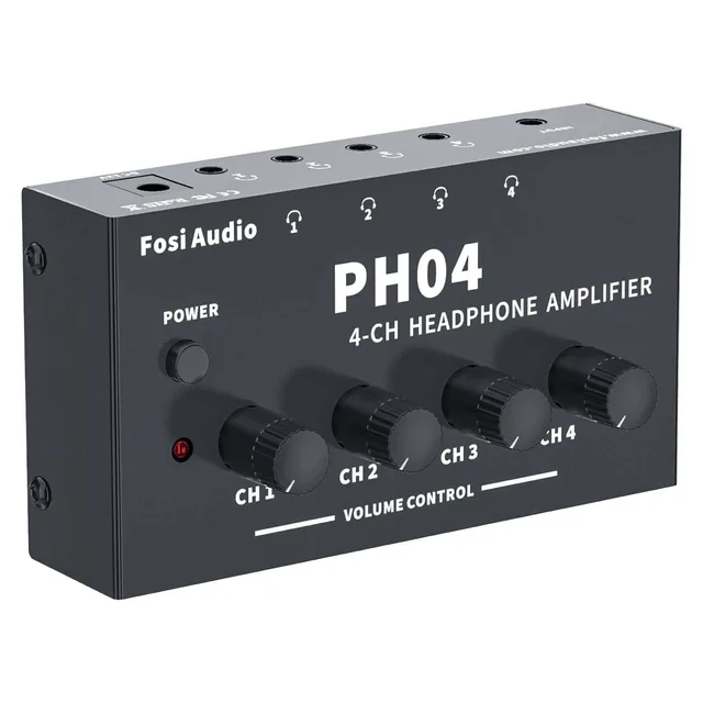Fosi Audio PH04 4-Channel Headphone Amp/Splitter