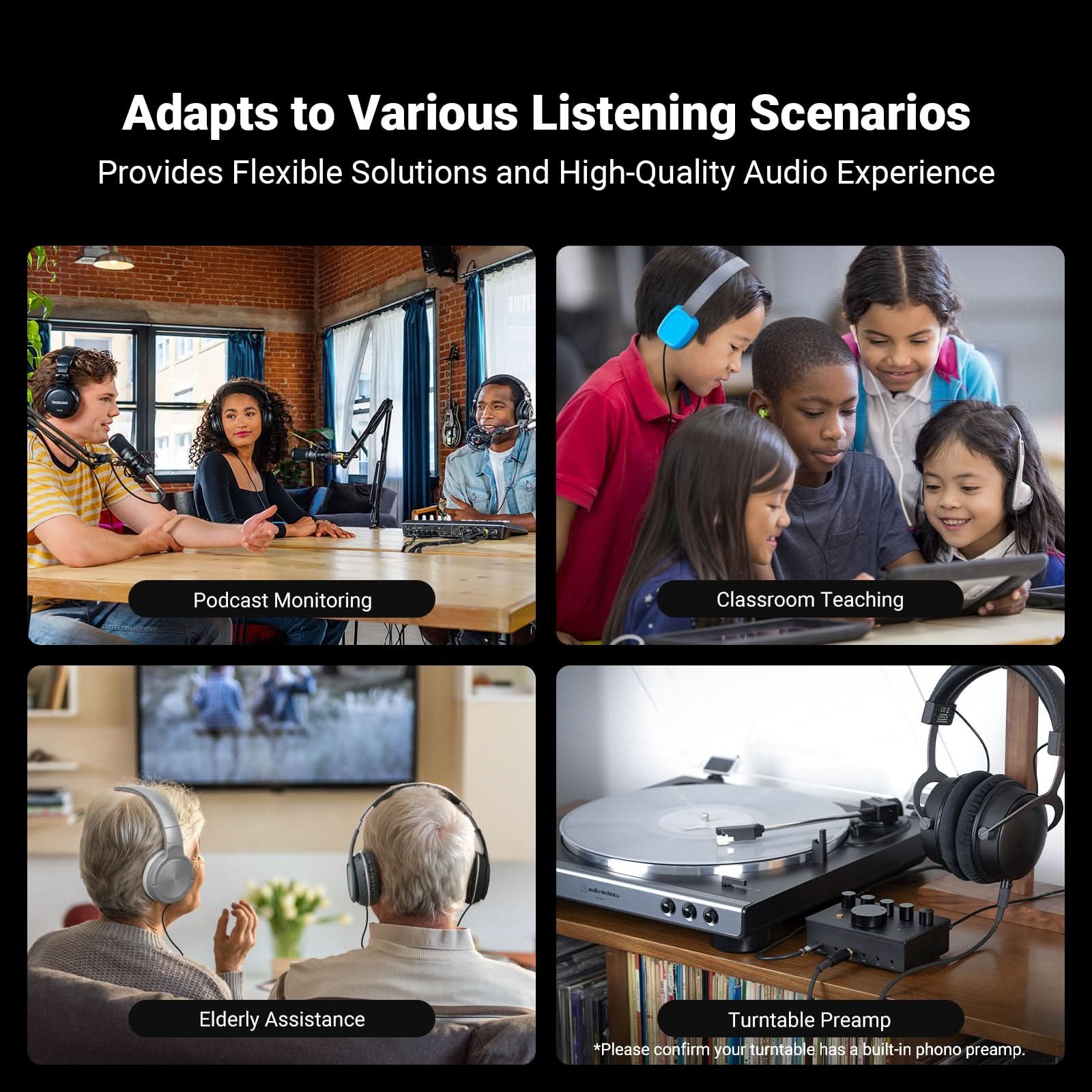 Fosi Audio PH05 5-Channel Headphone Amp gallery 2