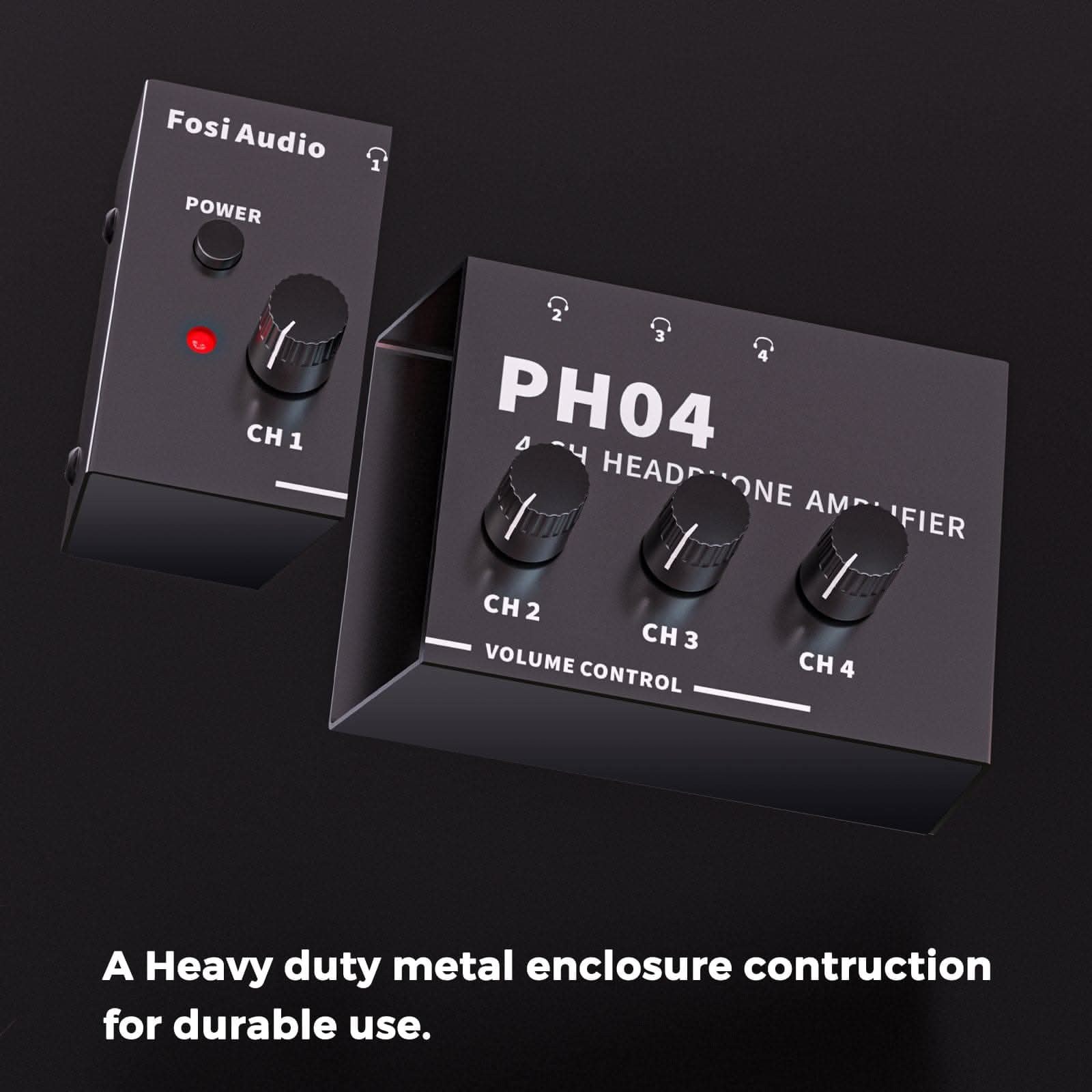 Fosi Audio PH04 4-Channel Headphone Amp/Splitter gallery 3