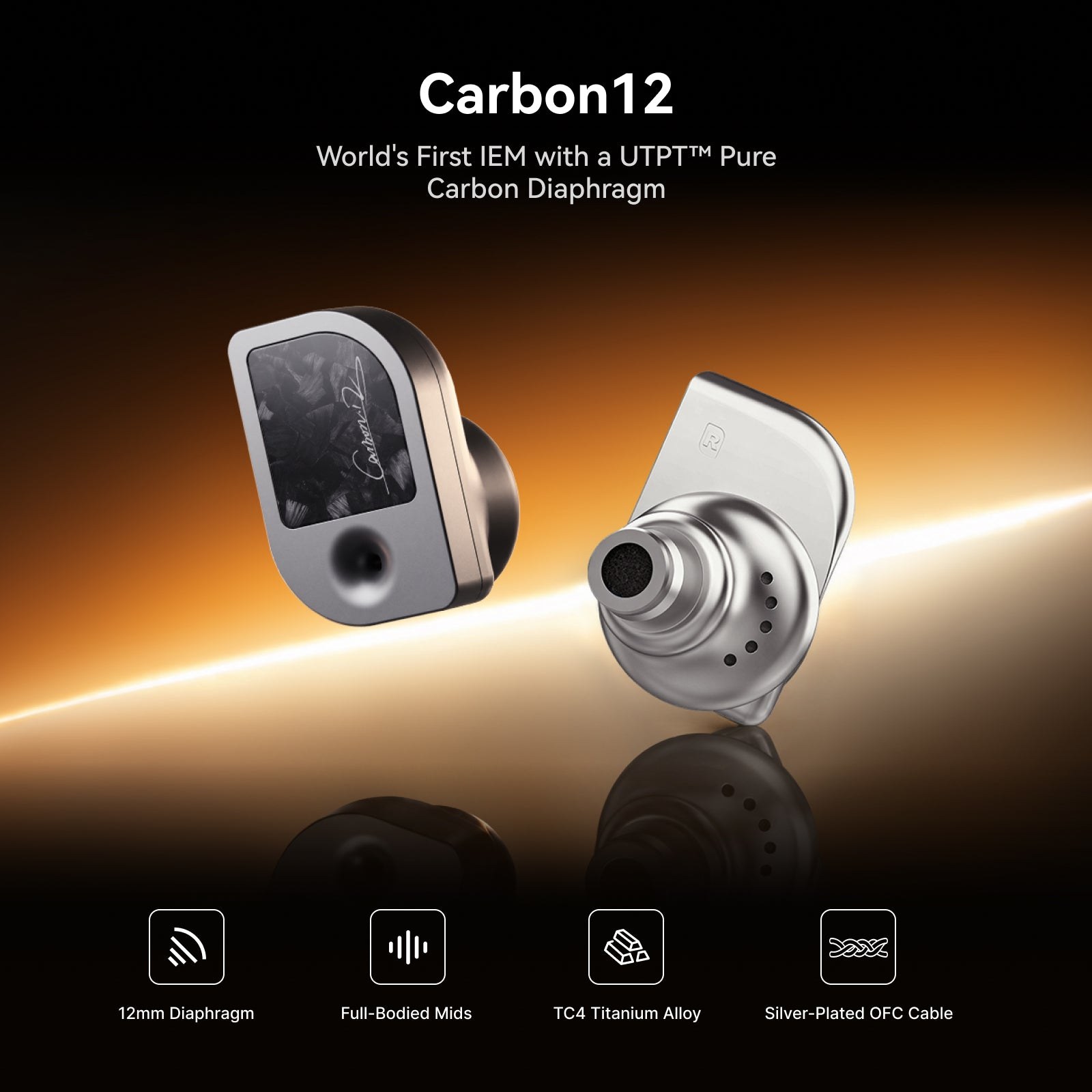 Fosi Audio Carbon12 Carbon-Fiber In-Ear Monitors gallery 1