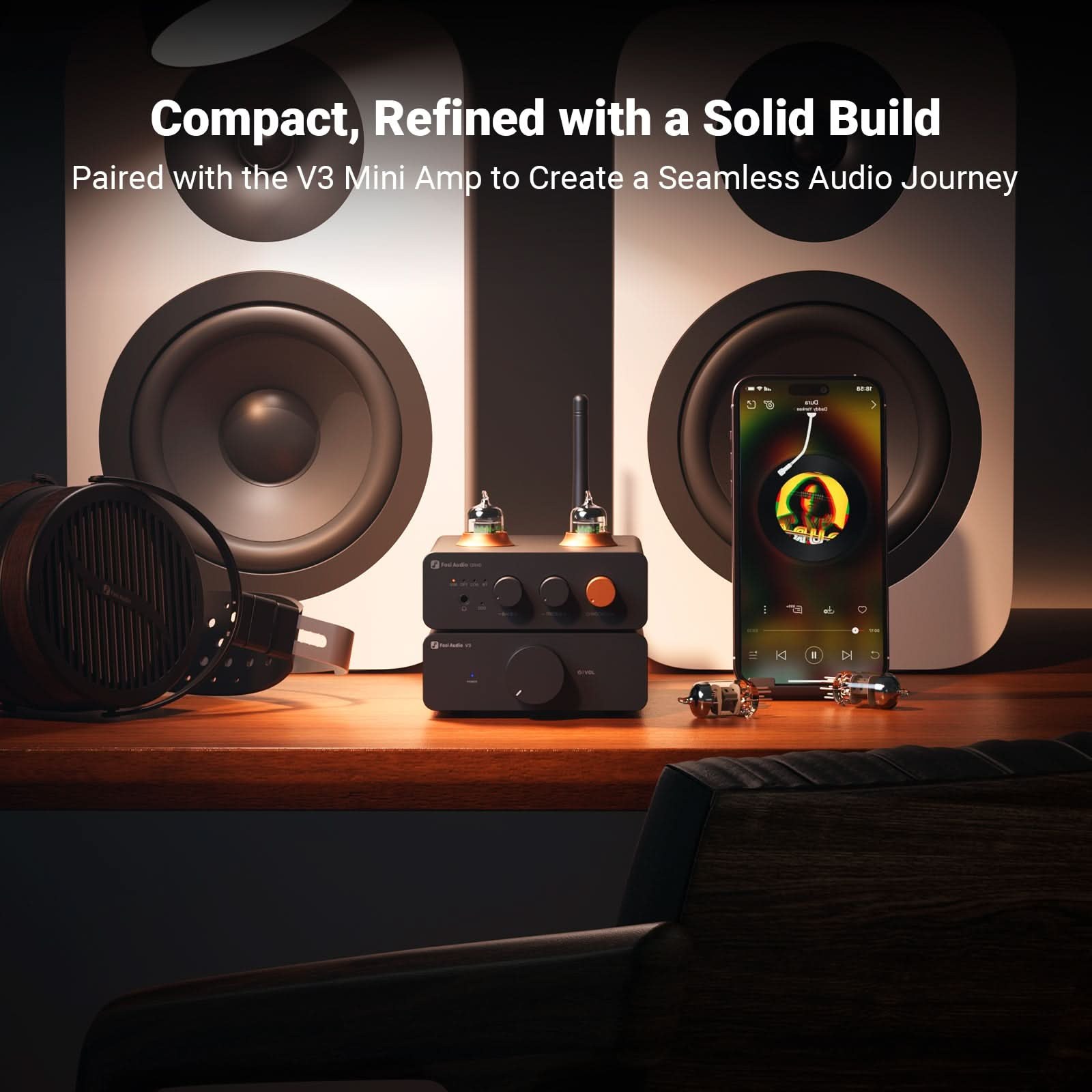 Fosi Audio GR40 Tube DAC Preamplifier gallery 4