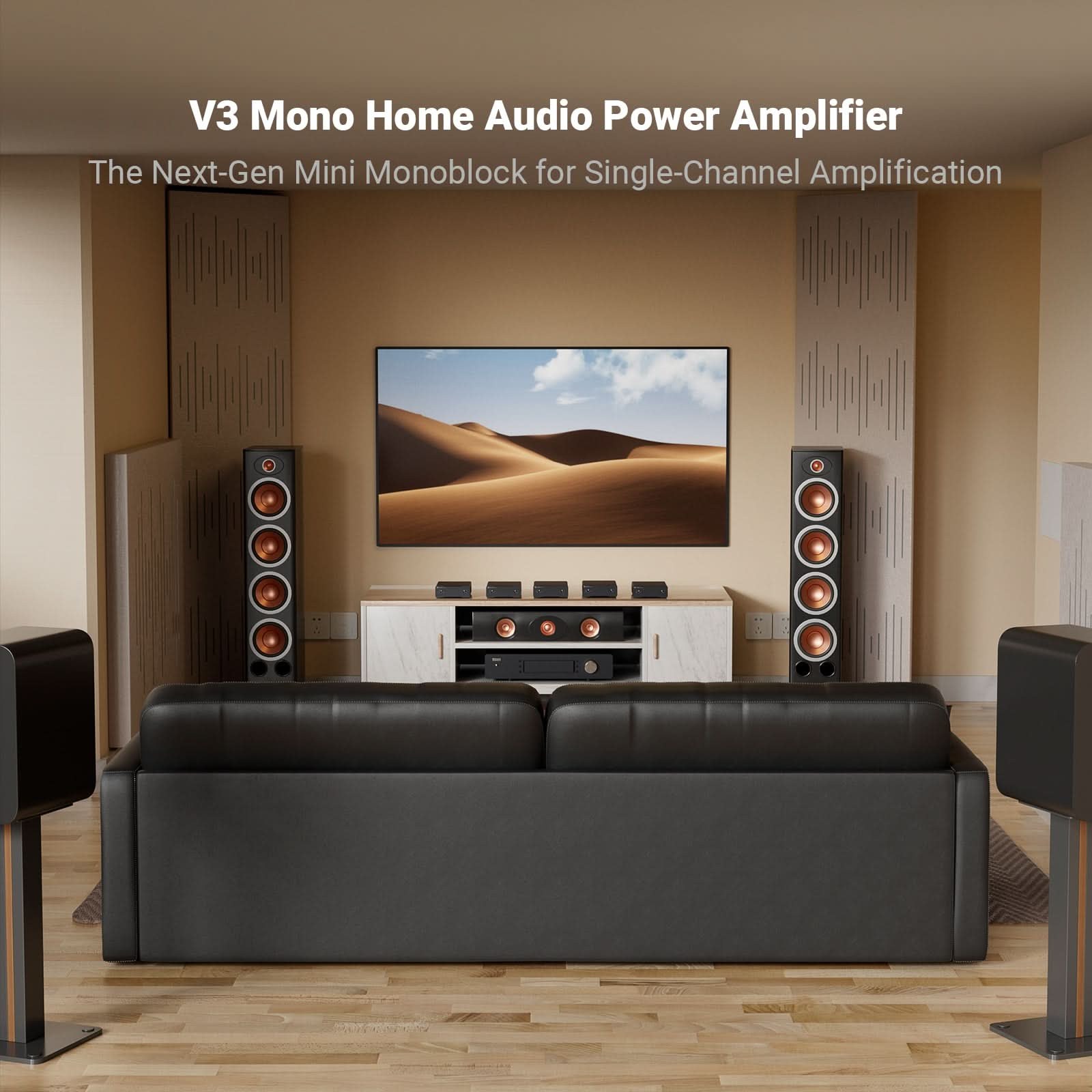 Fosi Audio V3 Mono Power Amplifier Bundle, 48V/10A gallery 6