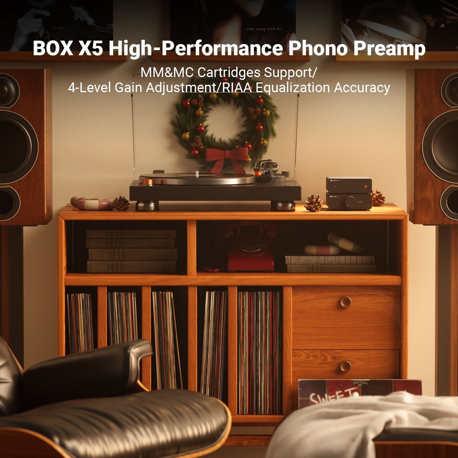 Fosi Audio Box X5 Phono Preamplifier gallery 1