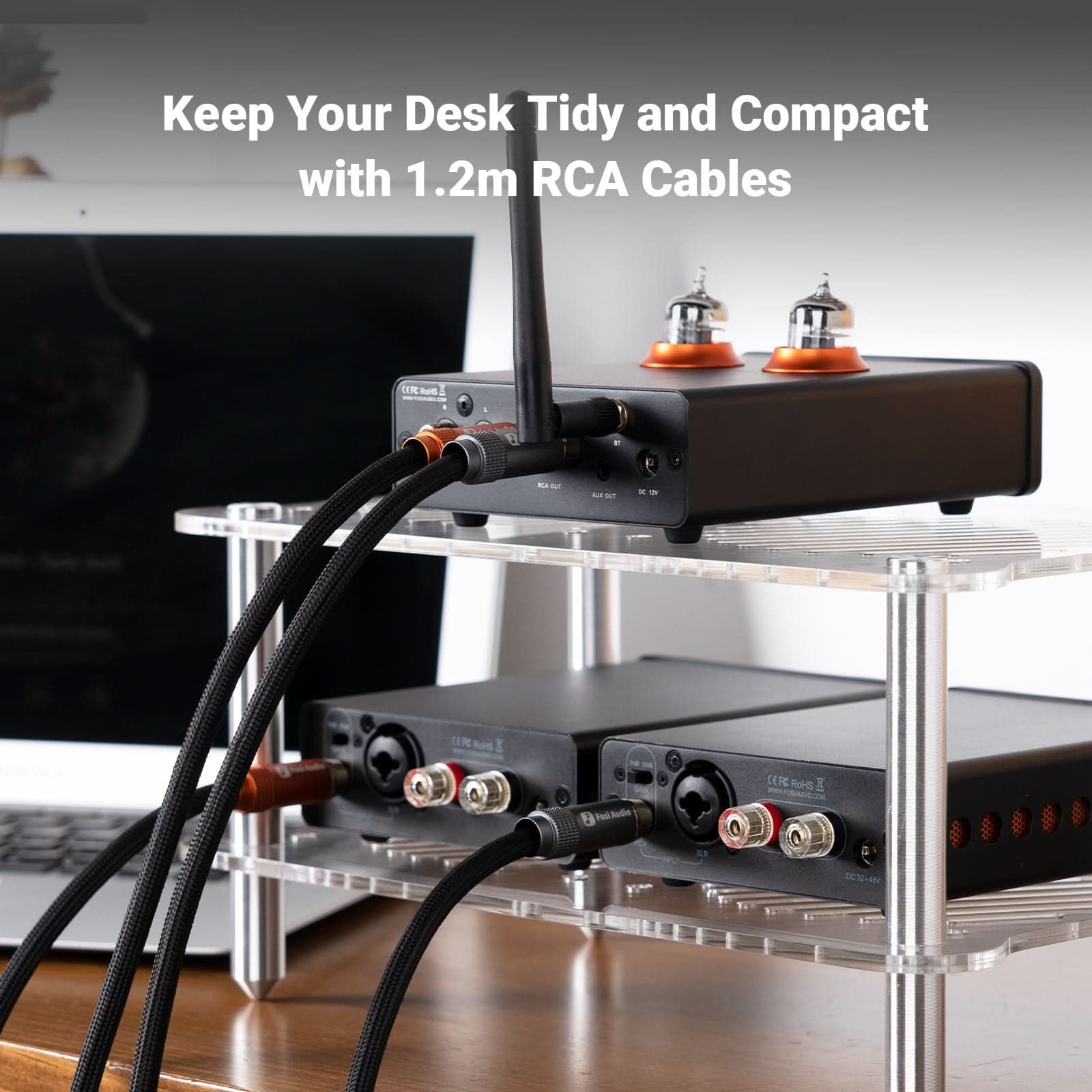Fosi Audio 2-RCA Stereo Cable, 1.2m gallery 6