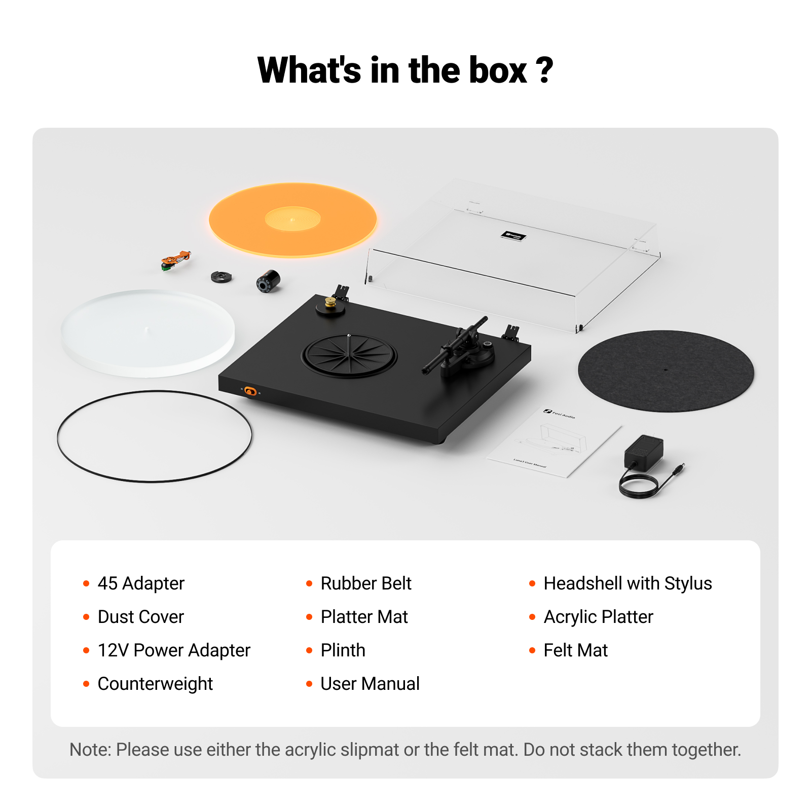 Fosi Audio Luna3 Turntable gallery 7