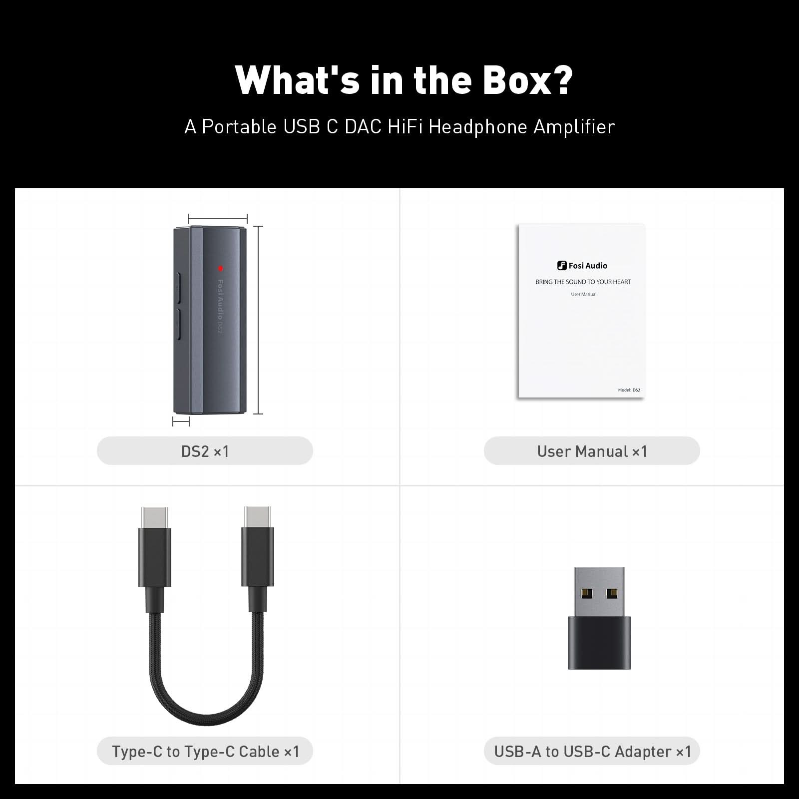 Fosi Audio DS2 Mini USB DAC/Headphone Amp gallery 5