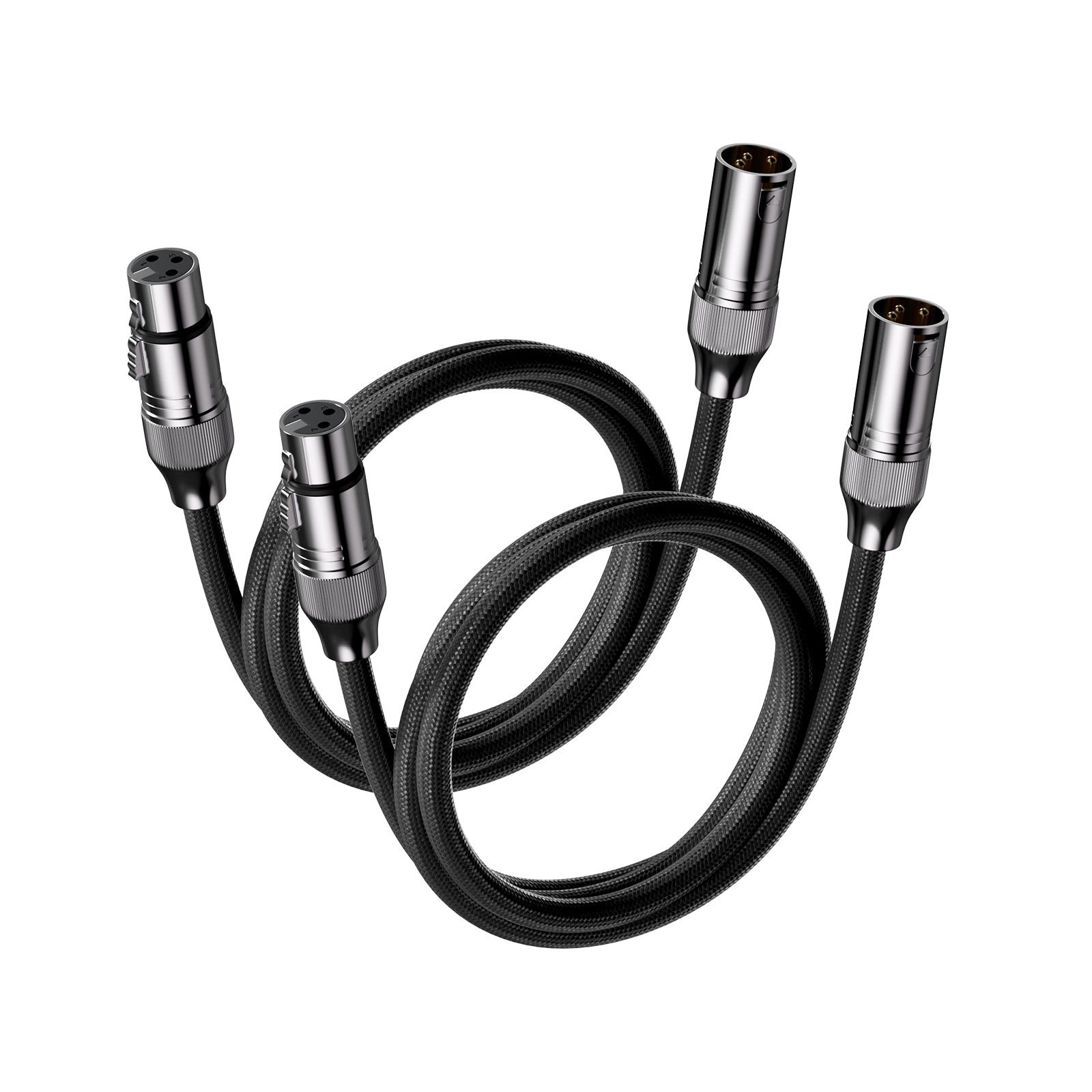 Fosi Audio XLR Cable Pair, 0.3m gallery 1
