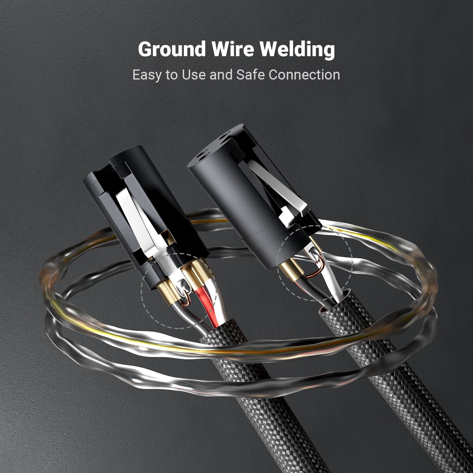 Fosi Audio XLR Cable Pair, 0.3m gallery 4