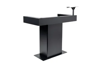 Headliner Malibu Portable DJ Podium (Black) gallery 1