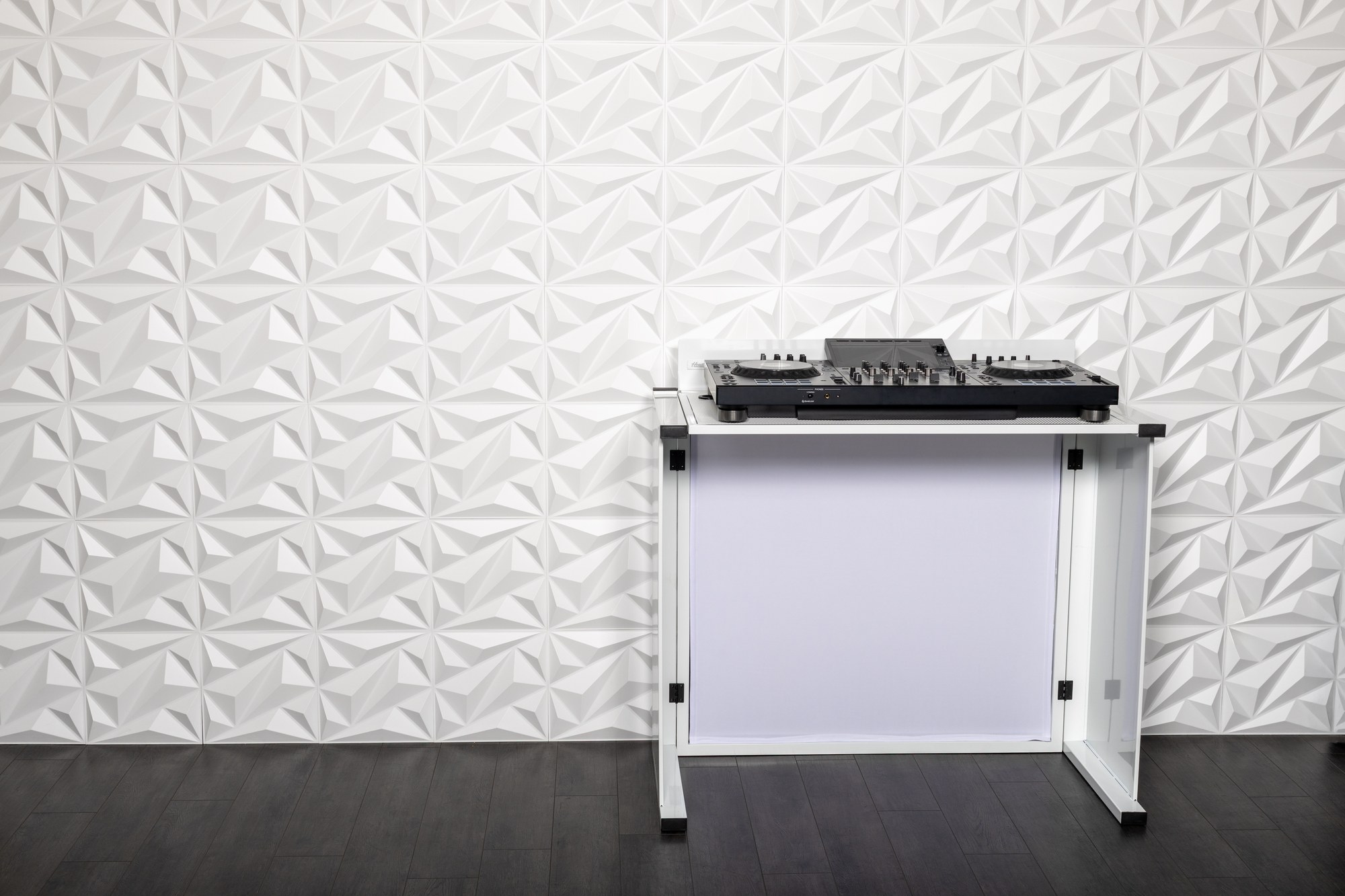 Headliner Solana Portable DJ Booth (White) gallery 10