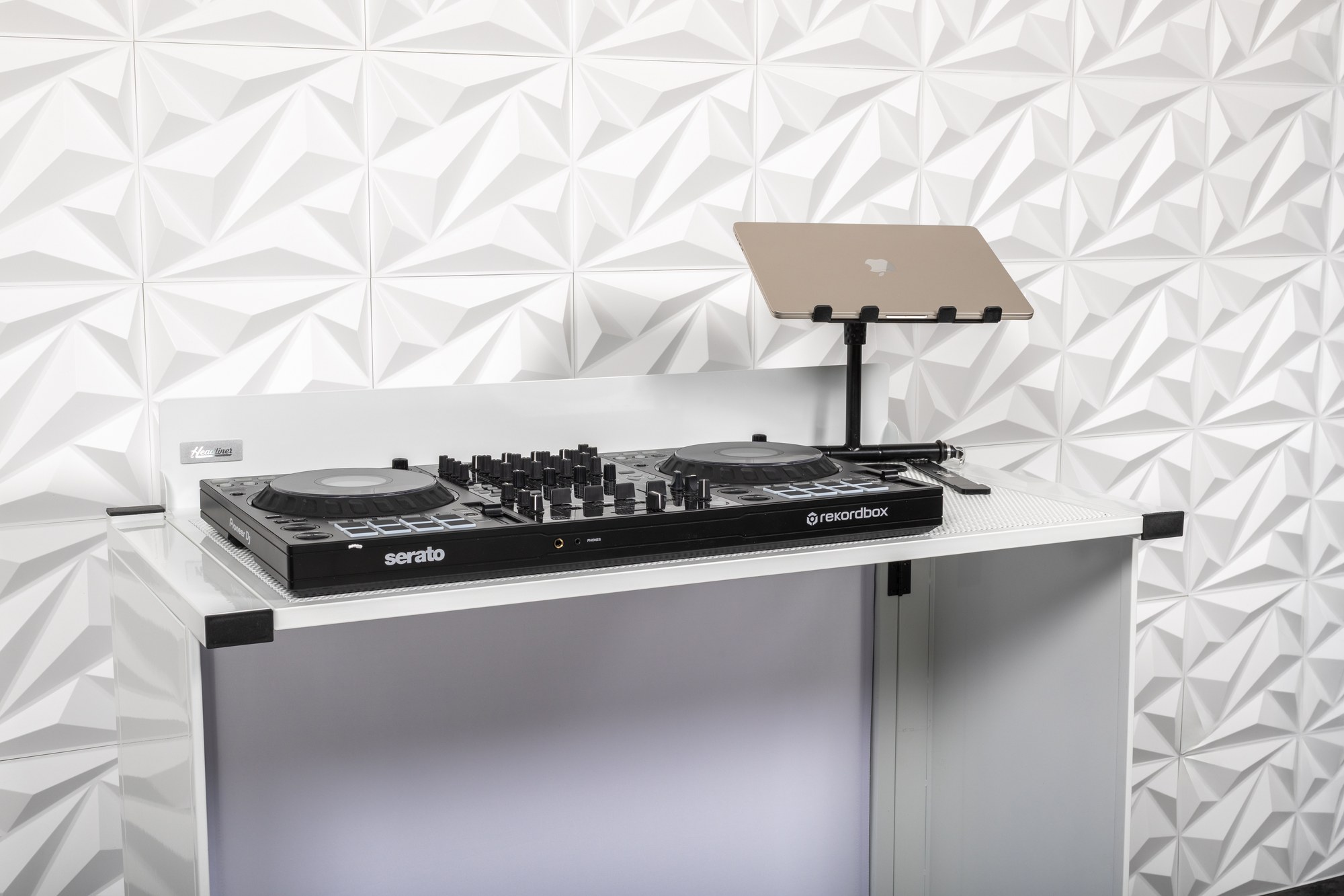 Headliner Solana Portable DJ Booth (White) gallery 12