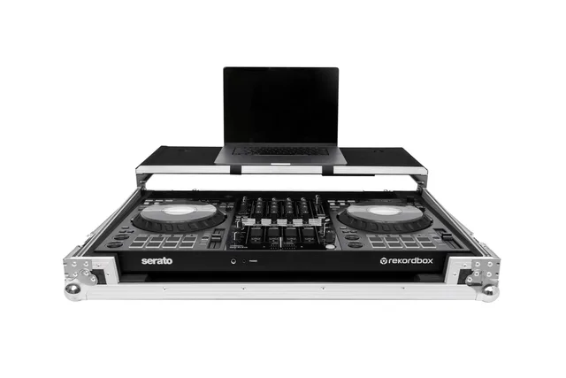 Headliner Flight Case for DDJ-FLX10 w/ Laptop Platform & Wheels