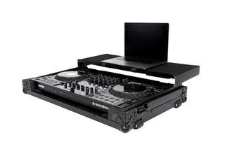 Headliner Pitch Black Flight Case for DDJ-FLX10 w/ Laptop Platform & Wheels gallery 6