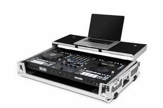 Headliner Flight Case for Performer & Four w/ Laptop Platform & Wheels