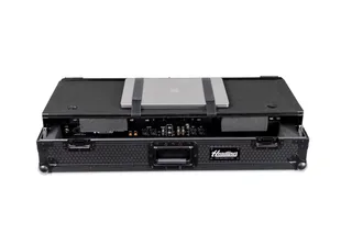 Headliner Pitch Black Flight Case for Performer & Four w/ Laptop Platform & Wheels gallery 2