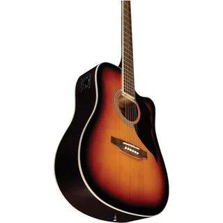 Eko Ranger CW EQ VAN3L Dreadnought Cutaway Acoustic-Electric Guitar – Brown Sunburst gallery 1
