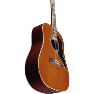 Eko Ranger VI VR EQ Dreadnought Acoustic-Electric Guitar – Natural Top Stained gallery 1