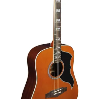 Eko Ranger VI VR EQ Dreadnought Acoustic-Electric Guitar – Natural Top Stained gallery 2