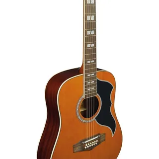Eko Ranger XII VR EQ 12-String Dreadnought Acoustic-Electric Guitar – Natural Top Stained gallery 1