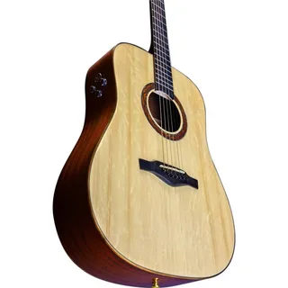 Eko WOW D800e SS All-Solid Dreadnought Acoustic-Electric Guitar – Spruce / Sapele gallery 1